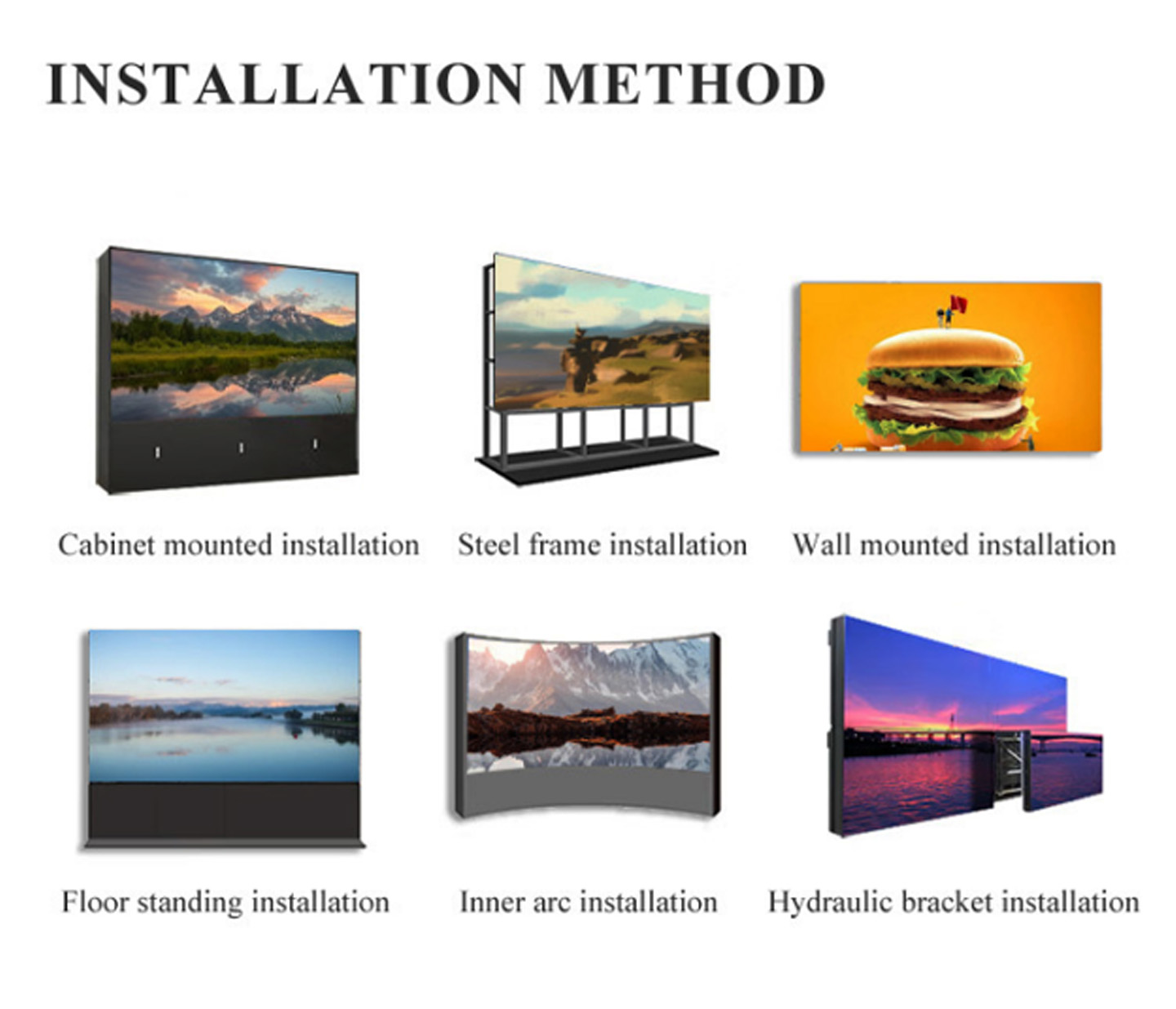 Resolution Indoor LED Screen 640x480mm10