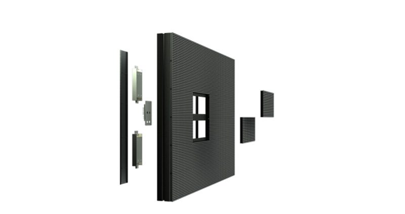 Outdoor Waterproof LED Cabinet 960x960mm Big LED Billboard 52