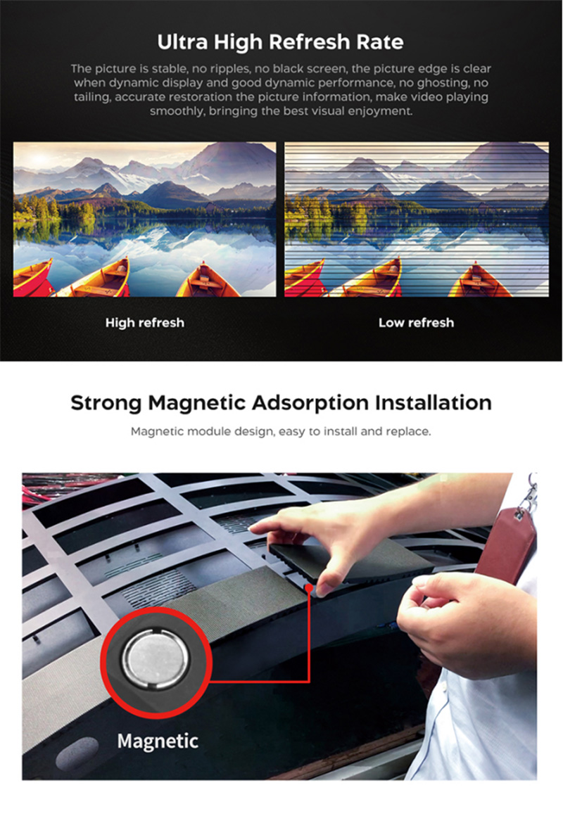 Indoor p2.5 Flexible LED Module84