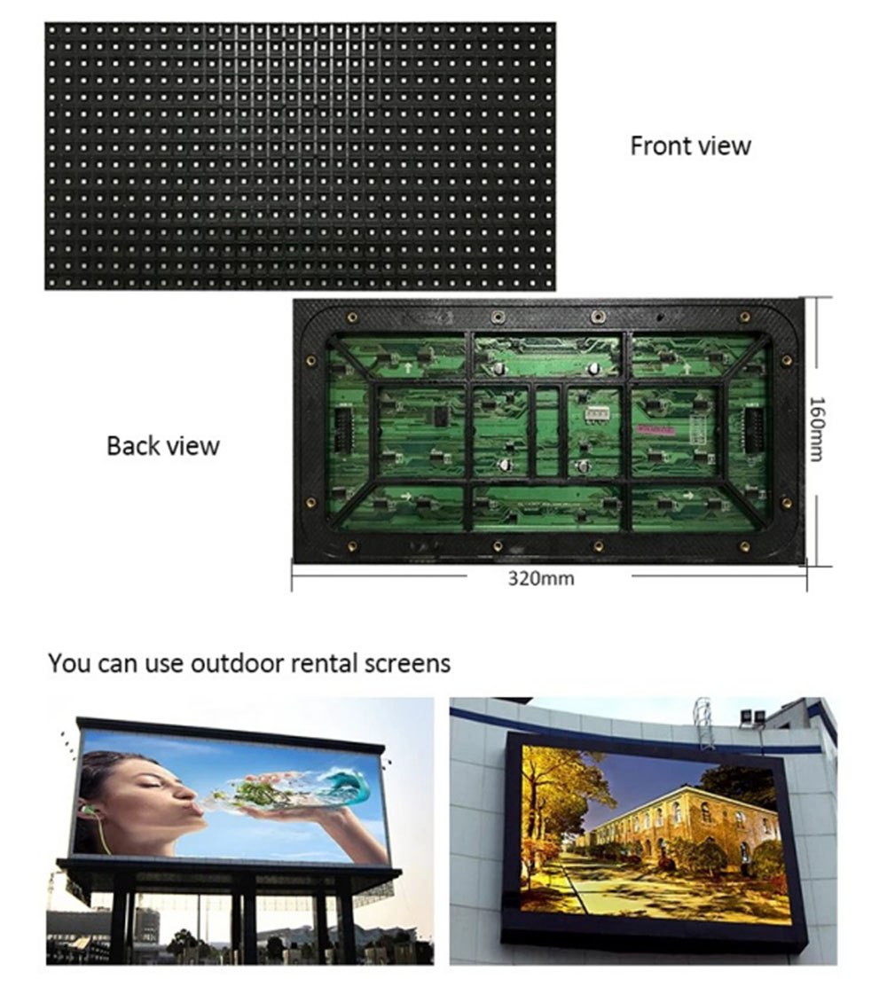 Outdoor P5 LED Module size 320x160mm88