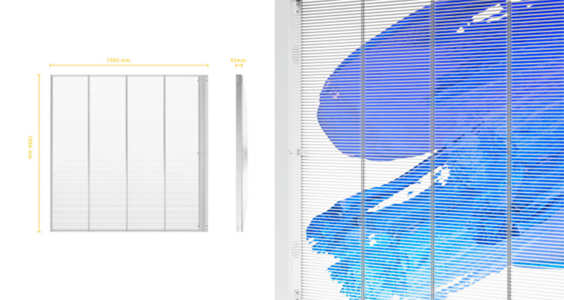 LED indoor window transparent screen -ATS series a26