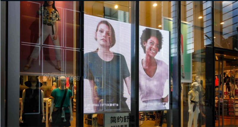 LED indoor window transparent screen -ATS series a29