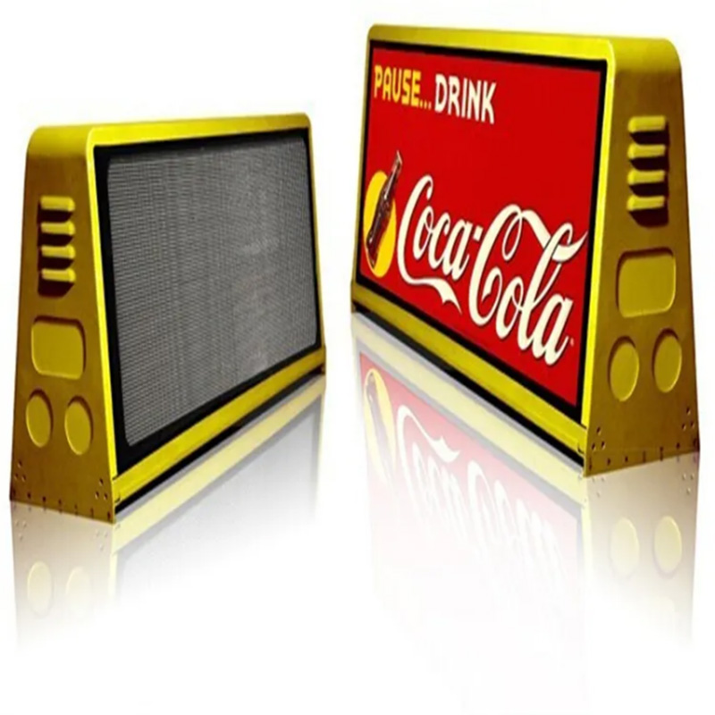 Wifi Double Side P2.5 P3.076 P4 Outdoor Waterproof Taxi Top LED Screen For Cars b28