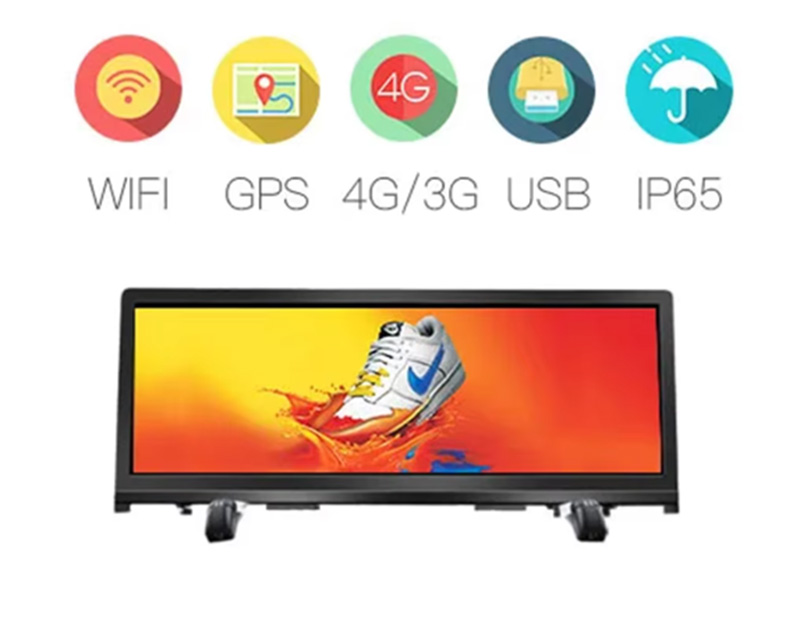 Wifi Double Side P2.5 P3.076 P4 Outdoor Waterproof Taxi Top LED Screen For Cars b29