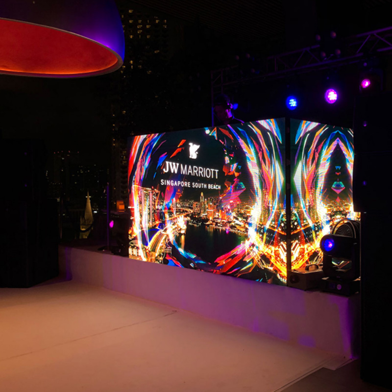 Curved Stage Rental LED Display b34