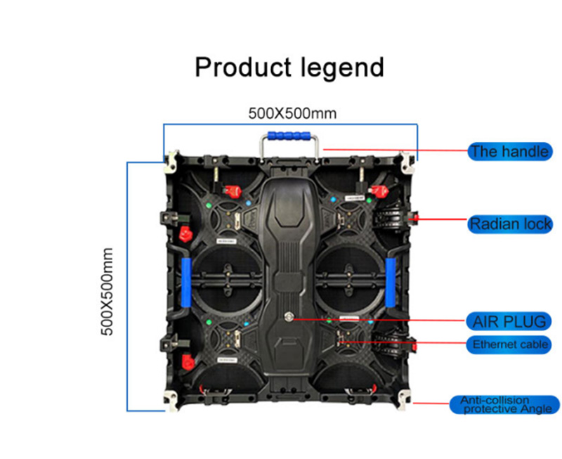 Curved Stage Rental LED Display b36