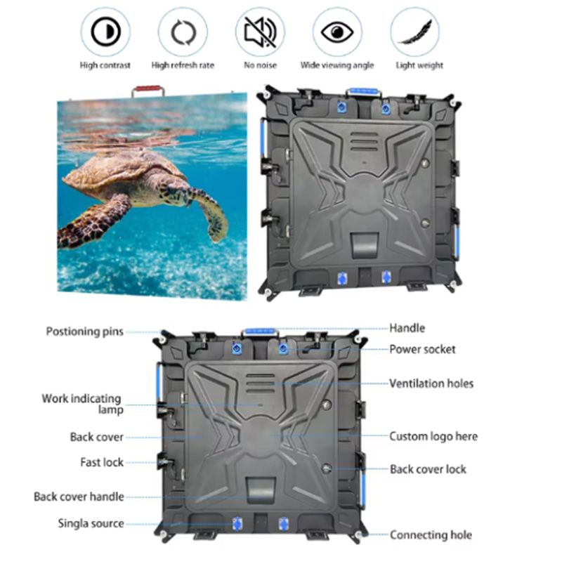 Indoor Outdoor Rental LED Display Stage LED Screen b61