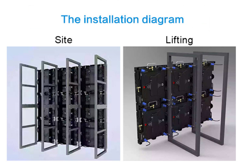 Indoor Outdoor Rental LED Display Stage LED Screen b64