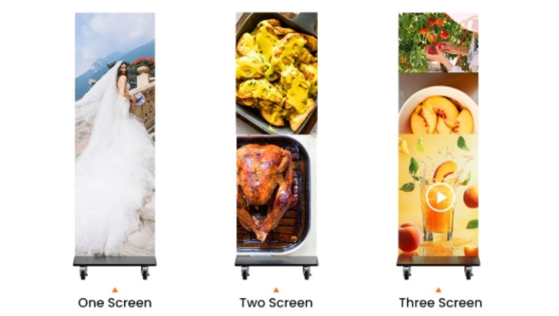 P1.86 P2 P2.5 GOB Foldable Poster LED Screen b8