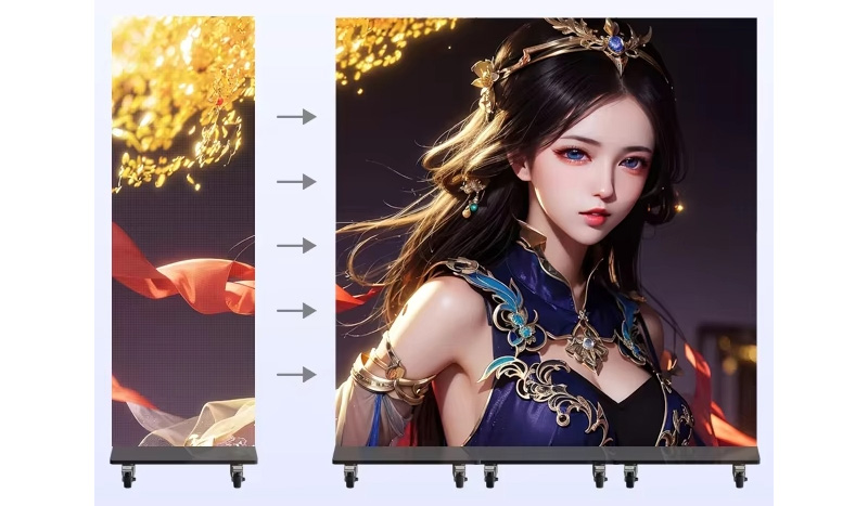 P1.86 P2 P2.5 GOB Foldable Poster LED Screen b9