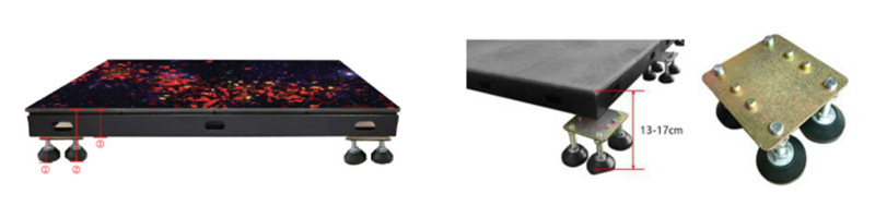 Floor LED Dancing Display Outdoor Stage LED Screen c13