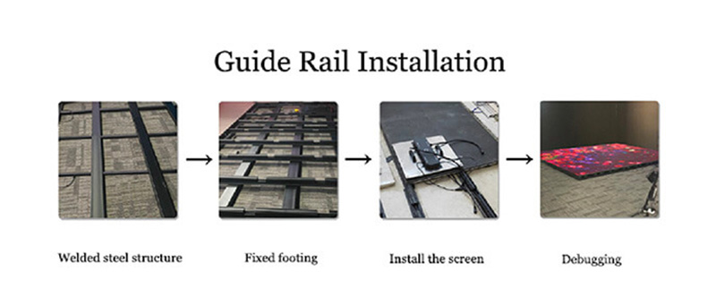Floor LED Dancing Display Outdoor Stage LED Screen c14