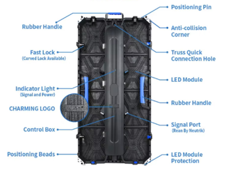 Rental LED Display Screen Indoor P2.976V42