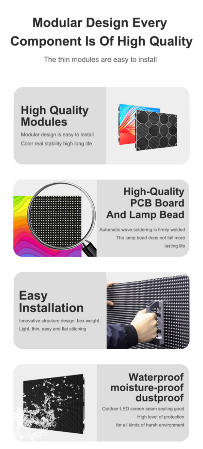 Indoor Small Pitch High Resolution LED Wall Panelv58