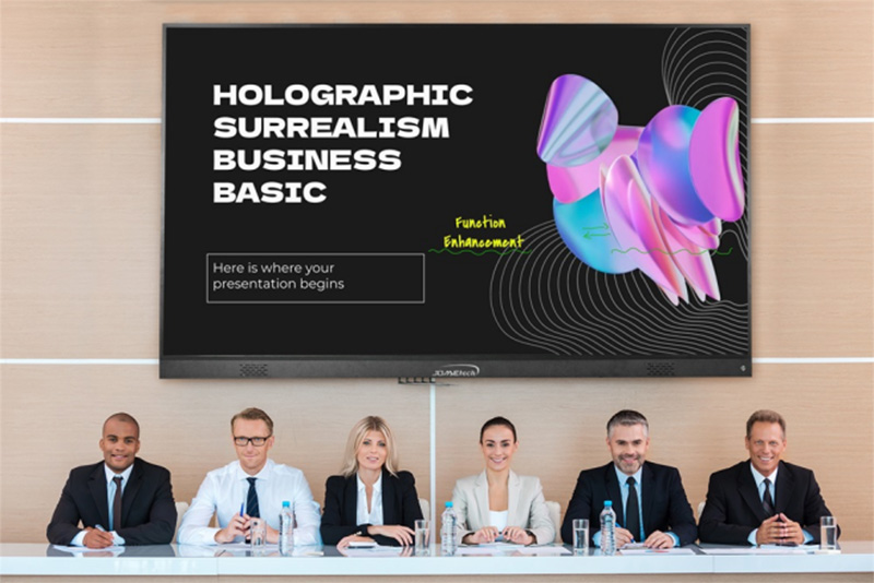 Movable Indoor HD LED Display Conference Room Touch All-in-one LED TV Displayv66