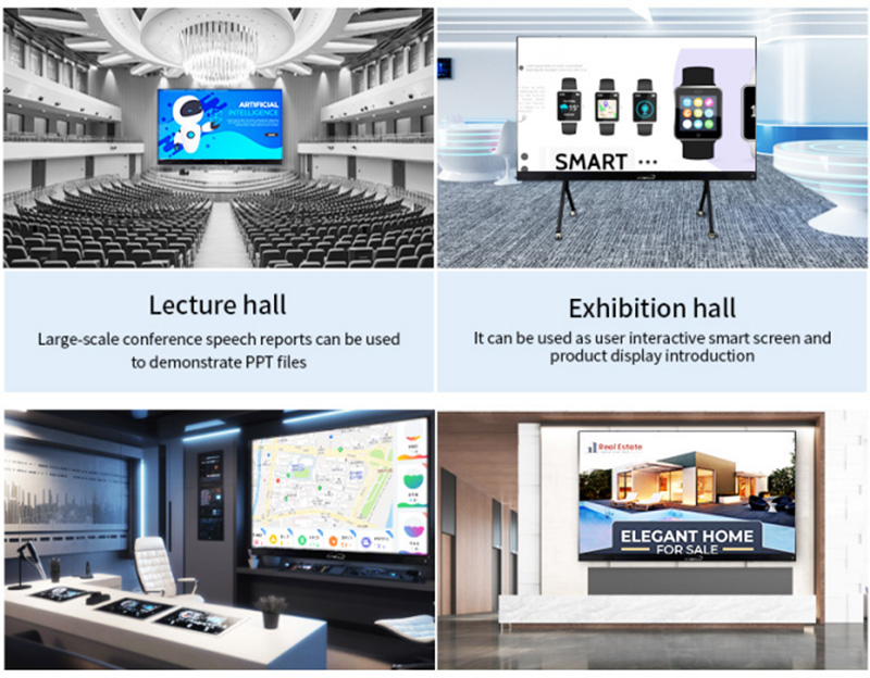 Movable Indoor HD LED Display Conference Room Touch All-in-one LED TV Displayv69