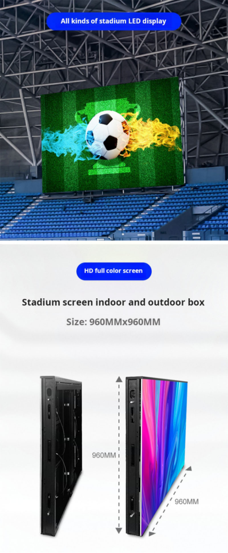 Outdoor High Resolution Digital Advertising Screen P10 Full Color LED Screenv85