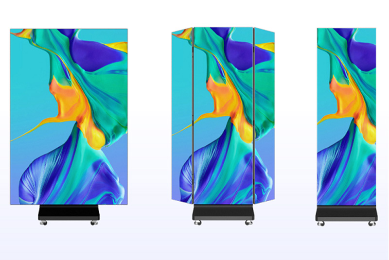 Why Are Three-Folding Indoor LED Posters Becoming the First Choice for Trade Shows and Exhibitions