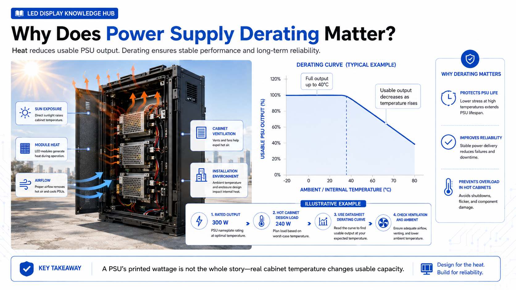 How Many Power Supplies Does an LED Screen Need Load Calculation