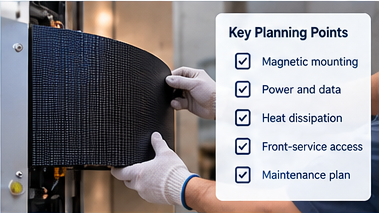How to Plan a P2.5 Flexible LED Module Screen